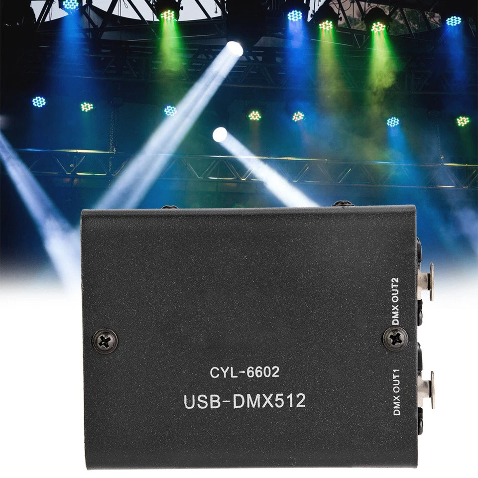 512 Channel USB to DMX Controller, DMX512 LED Stage Lighting Control - Image 3 of 4