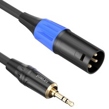 3.3 FT 3.5mm To XLR Cable Unbalanced Aux Mic Cord 1/8 Inch Jack To XLR Male