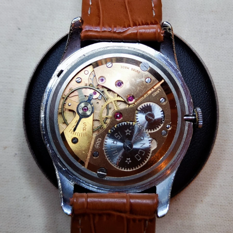 📣 LANCO Cal. 1305  – Oversize 37 mm - Dial Nido d'ape - Vero Vintage Foto 4 de 4