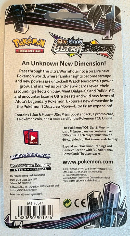 Pokemon Sun & Moon Ultra Prism Lane Blister - Kirlia Promo - Brand New - Image 2 of 2