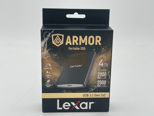Lexar ARMOR 4TB 700 USB 3.2 Gen 2x2 Portable SSD 4TB Schwarz NEU VERSIEGELT - Bild 6 von 7