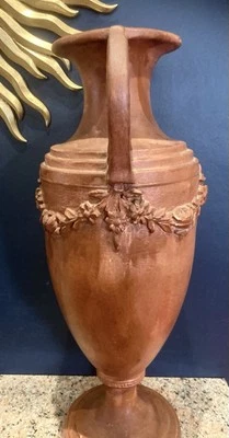 Ancien Grand Vase en Terre Cuite - Hauteur 49 cms - Photo 1/4