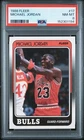 MICHAEL JORDAN - PSA 8 - 1988 Fleer #17 - Bulls, Wizards