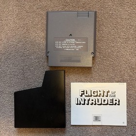 Flight of the Intruder (NES, 1991) Includes Instruction manual, and sleeve