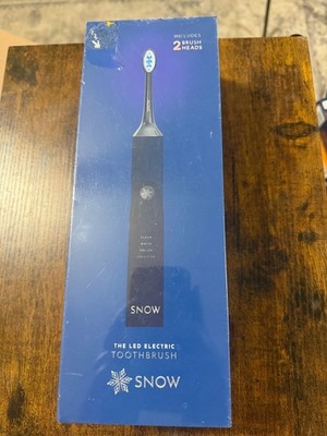 SNOW LED Electric Toothbrush 2 Brush Heads Charging Base 4 Modes