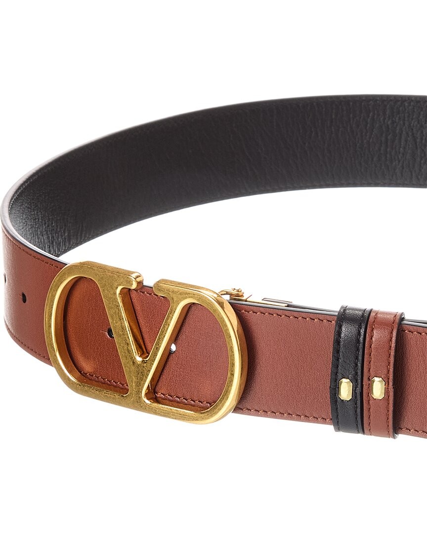 Valentino Vlogo Signature Reversible Leather Belt Women's thumbnail 3