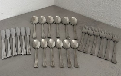 24 Teile Vintage Besteckset Sarosil 18/8 - ?Oneide Gale Impulse?