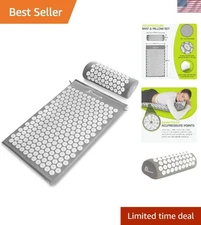 Portable Acupressure Mat & Pillow Set for Enhanced Muscle Recovery & Pain Relief