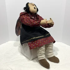 Navajo ‘Storyteller’ Cloth Doll – 10” tall