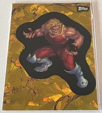 2025 Topps Marvel Comic Book Heroes 1975 Sabretooth Golden Anniversary Gold /125