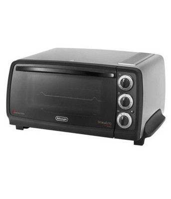 De Longhi Sfornatutto Mini-Backofen 14L 800W Silber   Grillfunktion   Kompakt