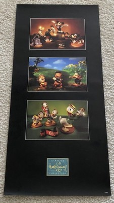 WDCC Disney Poster - SYMPHONY HOUR, BIG BAD WOLF, MR DUCK STEPS OUT Mint!