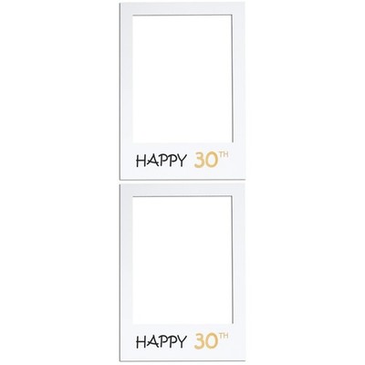 Set of 2 Geburtstag Photo Booth Requisiten Party-Foto-Requisiten