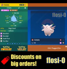 6IV Shiny Clefable Pokemon Scarlet and Violet