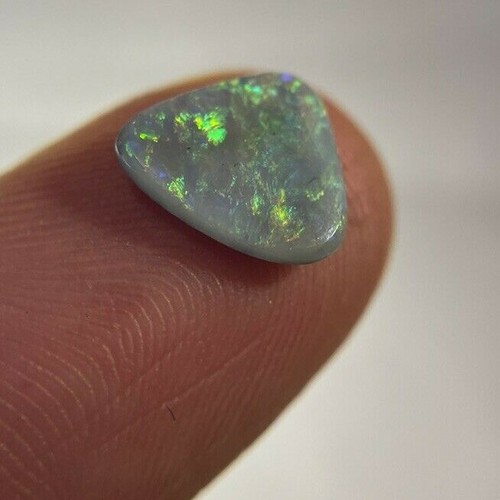 Ring Stone Australian Coober Pedy Solid Natural Genuine Fire Opal 1.29crt - Picture 3 of 5
