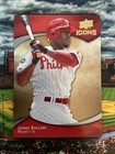 2009 Upper Deck Icons Red #54 Jimmy Rollins Philadelphia Phillies