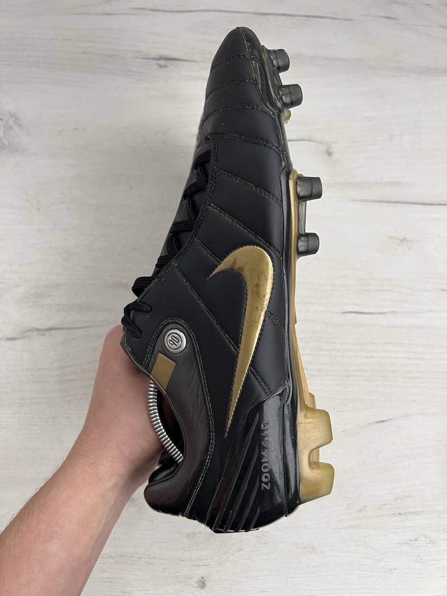 Nike Total 90 Zoom Air Supremacy FG Black Gold Football Nike Total 90 Zoom Air Supremacy FG Black Gold Football