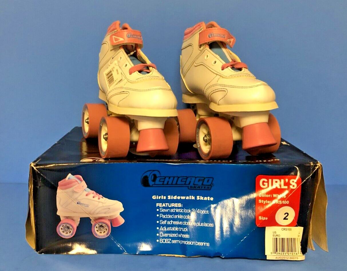 Chicago Skates Girls Sidewalk Roller Skates (Size 2) SFM eBay