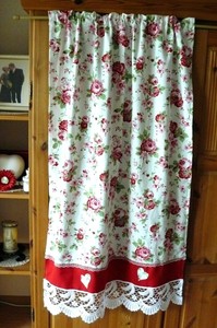Shabby Tur Vorhang Ikea Rosali Rosali Herzen Breite Plauener