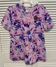 Scrubstar Pink Tie Dye Scrub Top-S  BRAND NEW WITH TAGS  