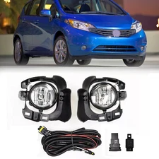 Fog Lights For 2014 2015 2016 Nissan Versa Note Bumper Lamps Wiring Switch Kits