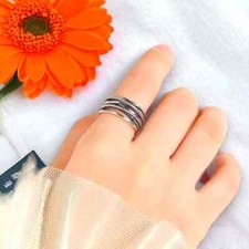 Wrap Band Ring 925 Sterling Silver Band Statement Ring Handmade Ring All size