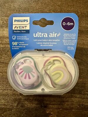 Philips Avent Ultra Air Pacifiers 0-6m, SCF085/59