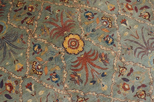 12 x 18 ft Green Serapi Afghan Hand Knotted Wool Traditional Oriental Rug - Picture 5 of 20