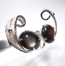 VINTAGE FILIGREE SORRENTO SCREWBACK EARRINGS 925 STERLING SILVER .