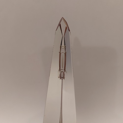 Vintage sehr selten 1961 Vostok 1 Weltraumrakete UdSSR Kristall Glas Obelisk Kosmos - Bild 2 von 24