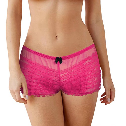 Ruffled Lace Dance Bloomers Lingerie Frilly Shorts Boxer Underwear Panties Women - Picture 19 of 28