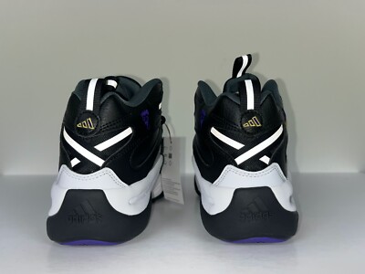 RARE Adidas Crazy 8 J Black Purple White 