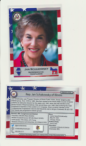2020 United States Congress Trading Cards Illinois Jan Schakowsky #241