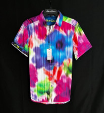 Robert Graham QUANTUM IMAGE Short Sleeve 218 Small NEW NWT Classic Fit S