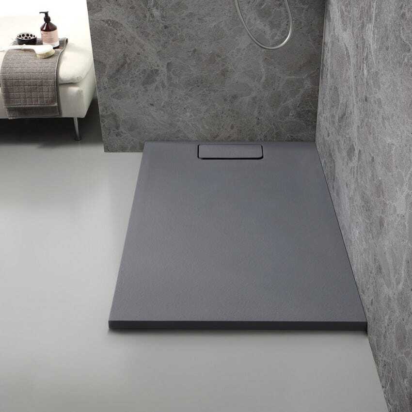 Kiamami Valentina PIATTO DOCCIA 70X90 RESINA GRIGIO ARDESIA | MART