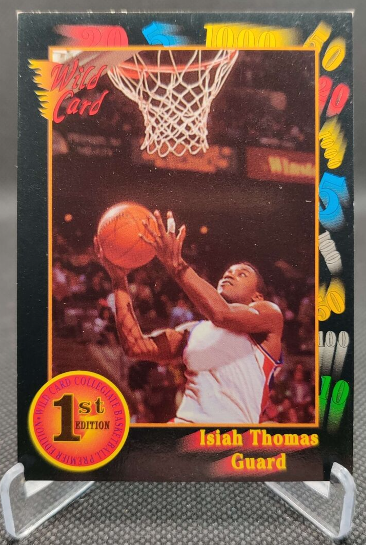 1992 Wild Card Collegiate 1st edition #7 Isiah Thomas Indiana