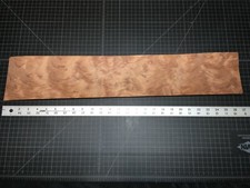 4 PACK Bubinga Kewazinga Raw Wood Veneer Sheets 5x27 inches Lot 805