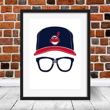 Framed Wild Thing Ricky Vaughn Major League Cleveland Indians Baseball Gift Art