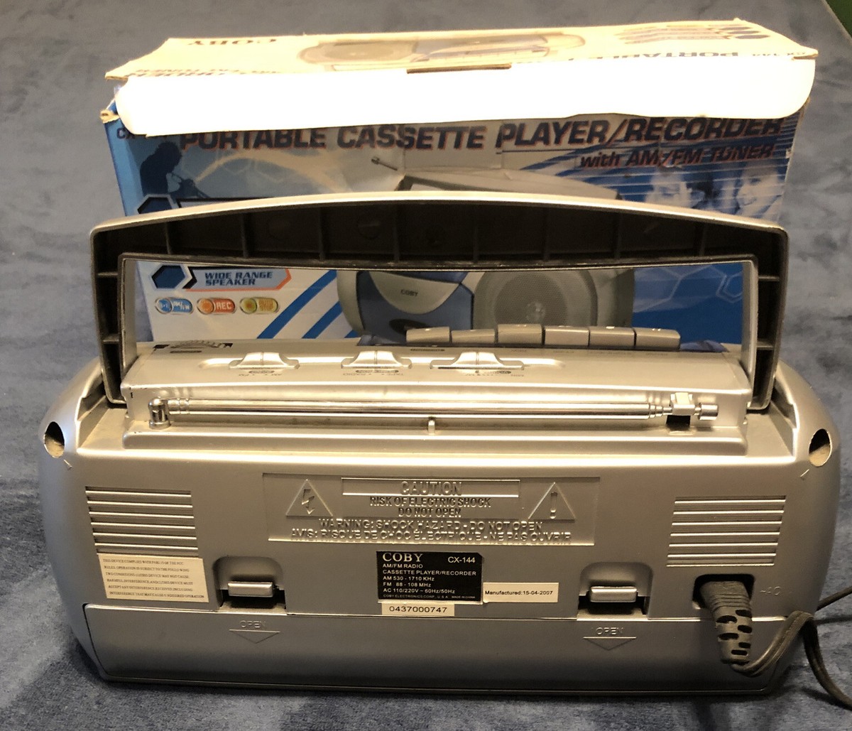 radioboy Coby CX144 Radio/Cassette Boombox 716829111444| eBay