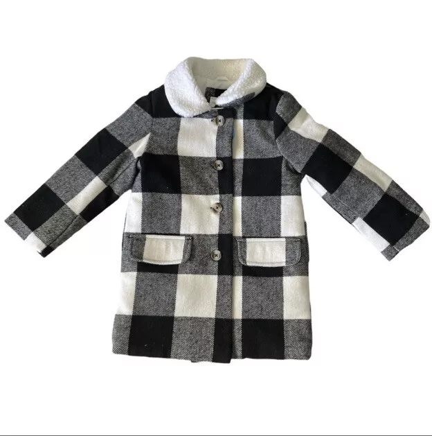 Plaid faux hotsell fur jacket