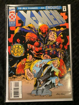Marvel Comic X-Men Deluxe #41 Legion Quest 4 With Cards