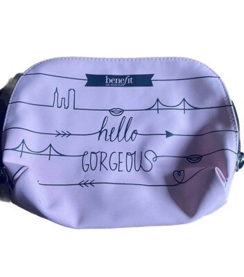 Benefit Cosmetics HELLO GORGEOUS Make Up Kosmetiktasche rosa mit Reißverschluss