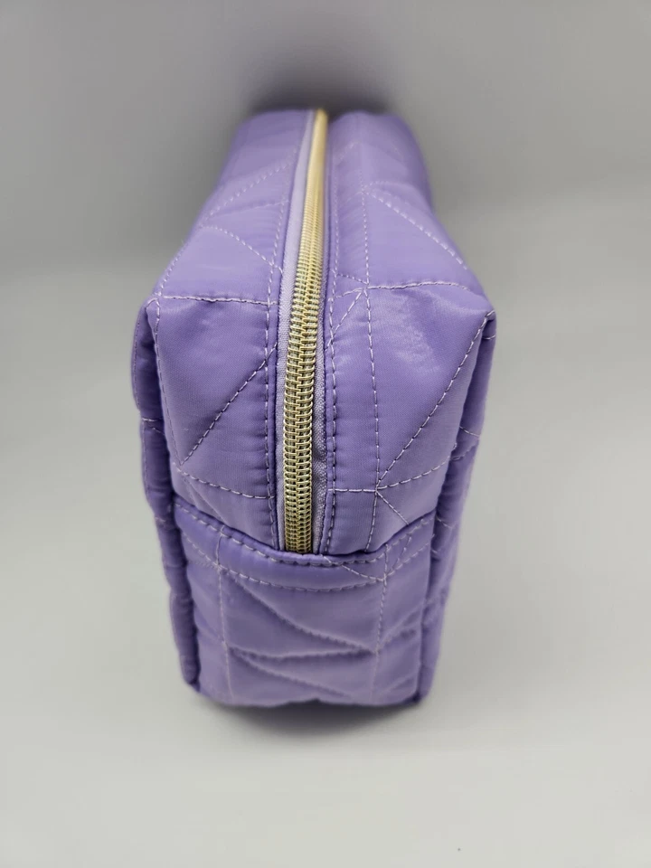 Bolsa de cosméticos de viaje STUDIONYC mediana púrpura estuche de maquillaje bolsa organizador de artículos de tocador Foto 3 de 4