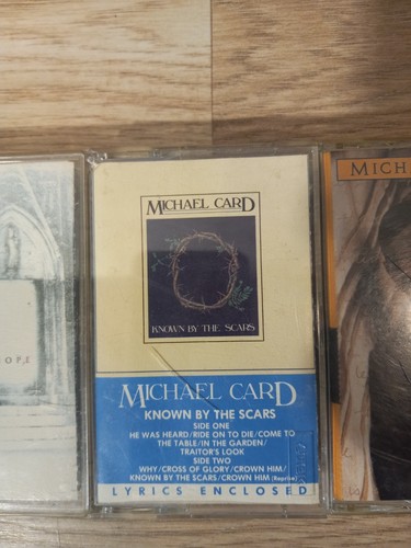 4x Michael Card Cassettes - Joy Journey - Unveiled Hope - Known Scars - Poiema - Picture 4 of 14