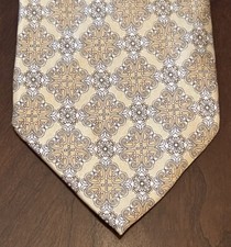 Ferucci Gold 100 Silk Men  s Neck Tie Made In China