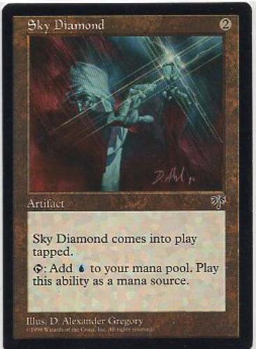 SKY DIAMOND X1 MAGIC Mtg MIRAGE LIGHT PLAY (LP) ACTUAL SCANS MULTIPLES AVAILABLE