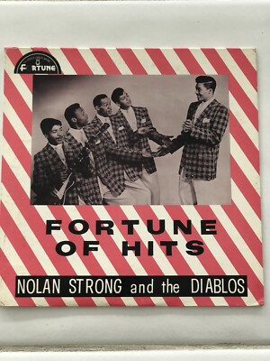 Nolan Strong & Diablos LP FORTUNE OF HITS ORIGINAL Purple Label