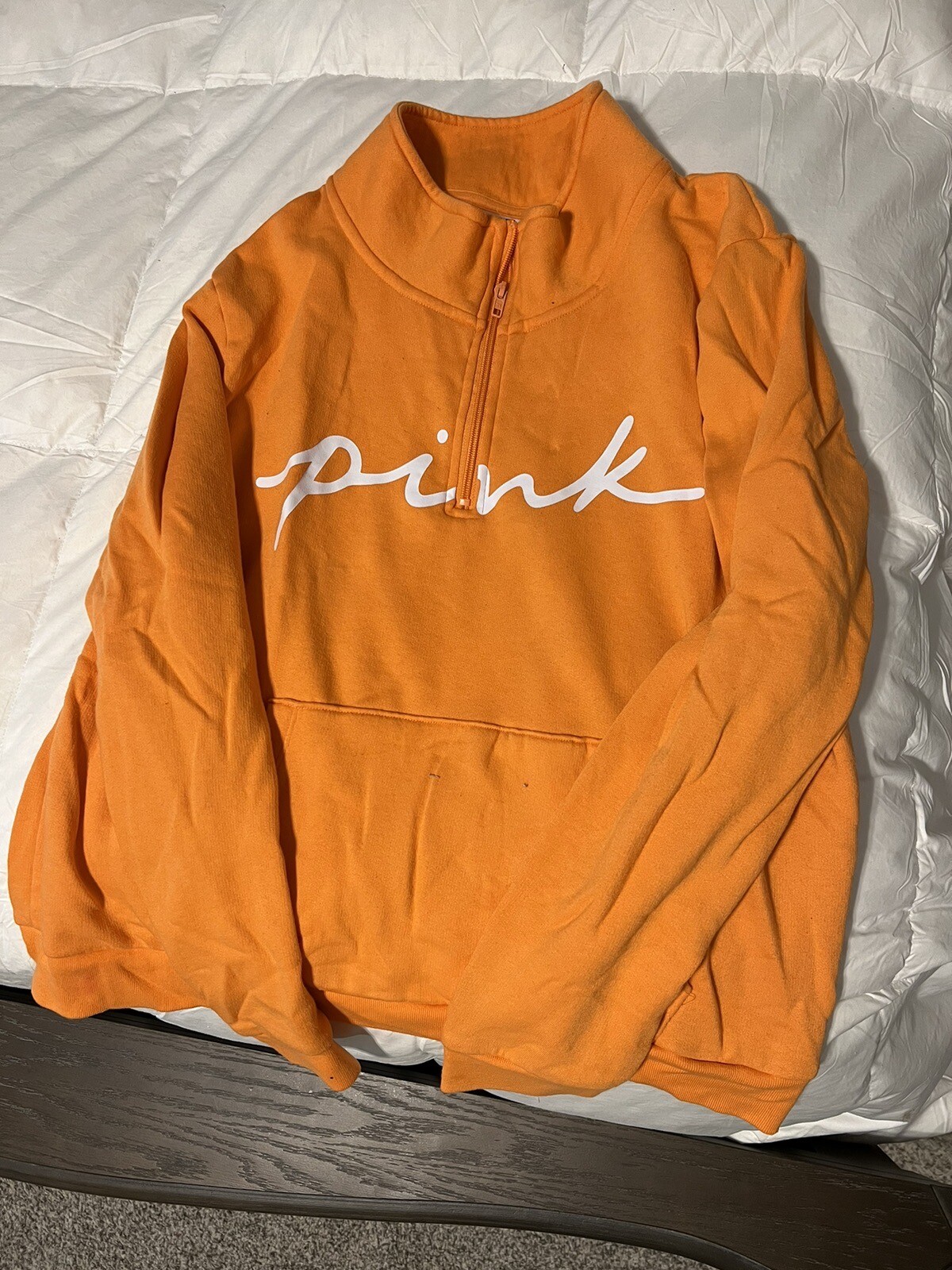 victoria secret pink half zip pullover xxl eBay