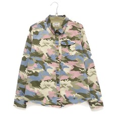 Zadig  Voltaire Charlotte Multicolor Camouflage Children Jacket Size 16/M