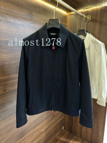Kiton Business Giacca Cardigan Uomo Bavero Slim Cotone Top Casual - Foto 30 di 32